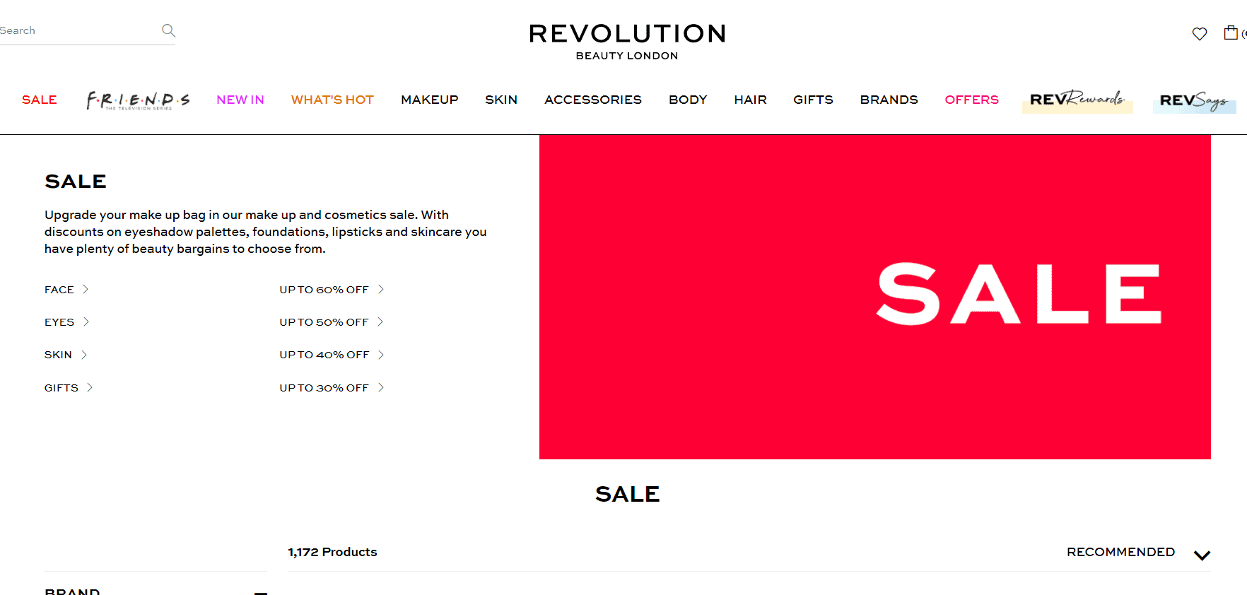 Revolution折扣码2024 revolutionbeauty英国站现有精选商品低至4折促销满额免邮